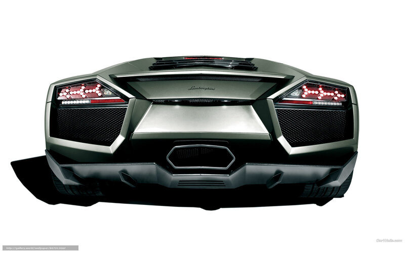 Lamborghini rear view