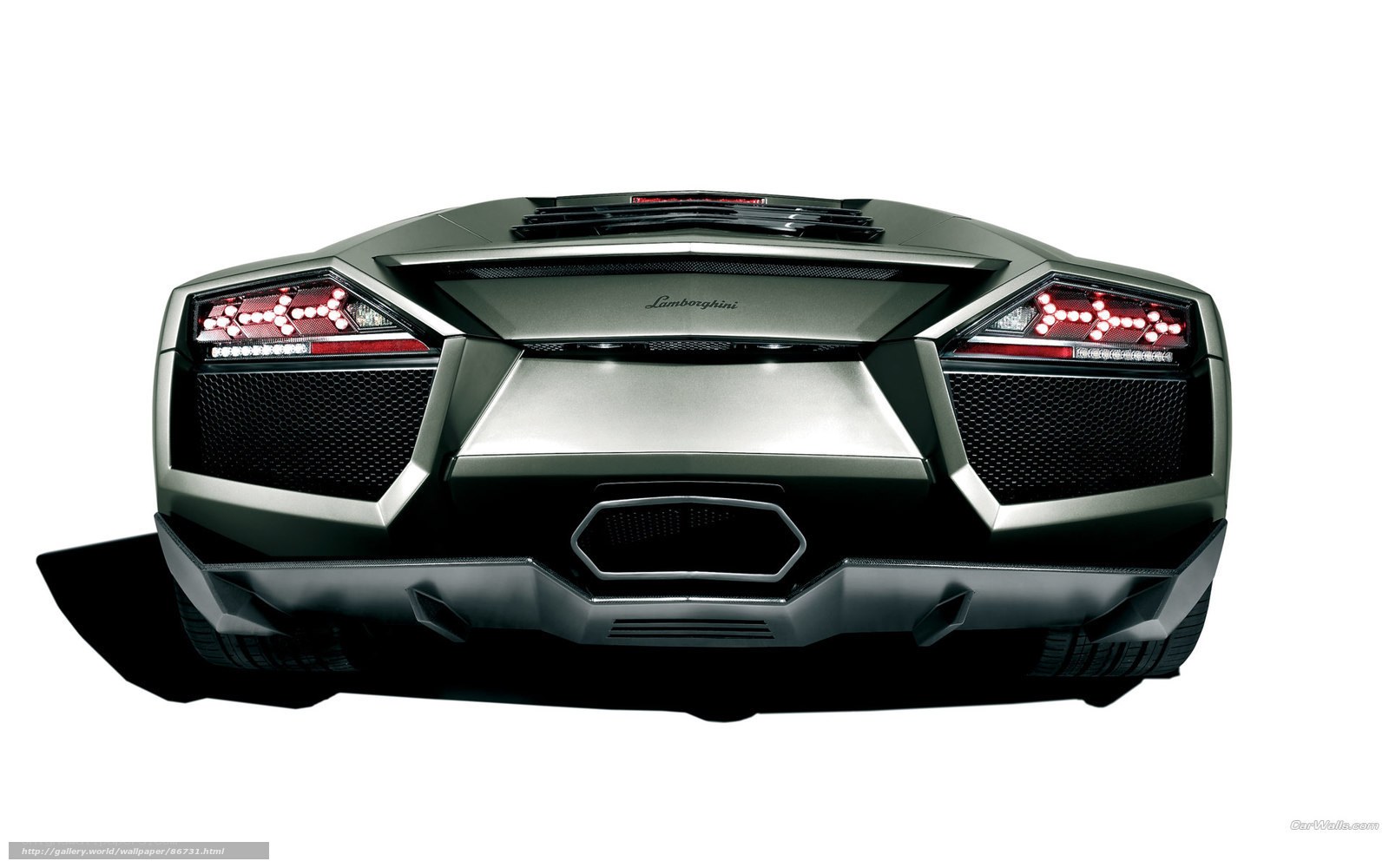 Lamborghini rear view