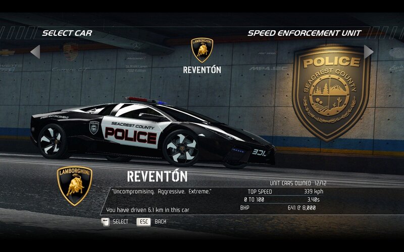 Lamborghini Reventón police car
