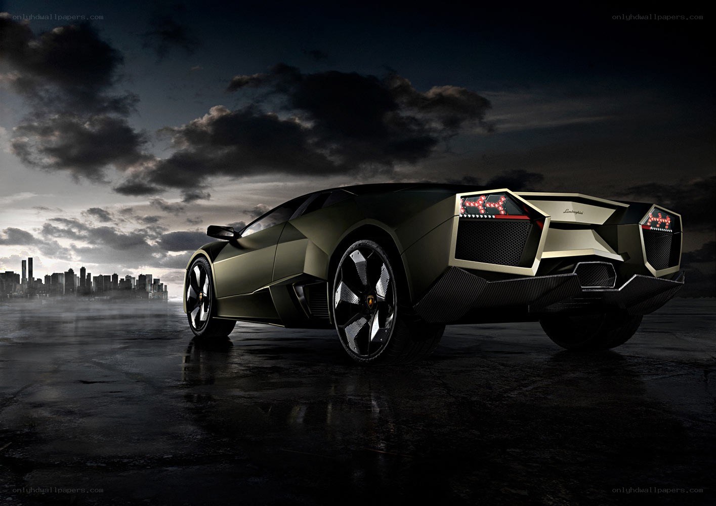 Lamborghini Reventon at dusk