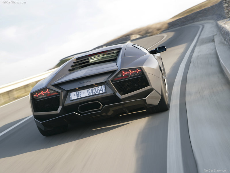 Lamborghini Reventon — Gray, Dynamic, Afternoon, Photograph