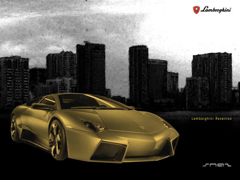 Lamborghini Reventon in city