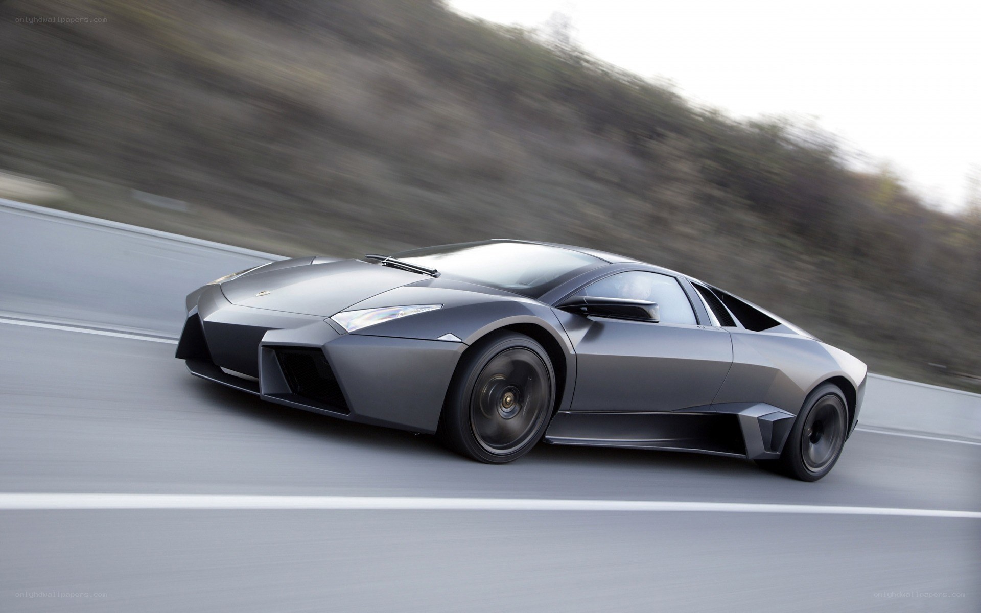 Lamborghini Reventon in motion