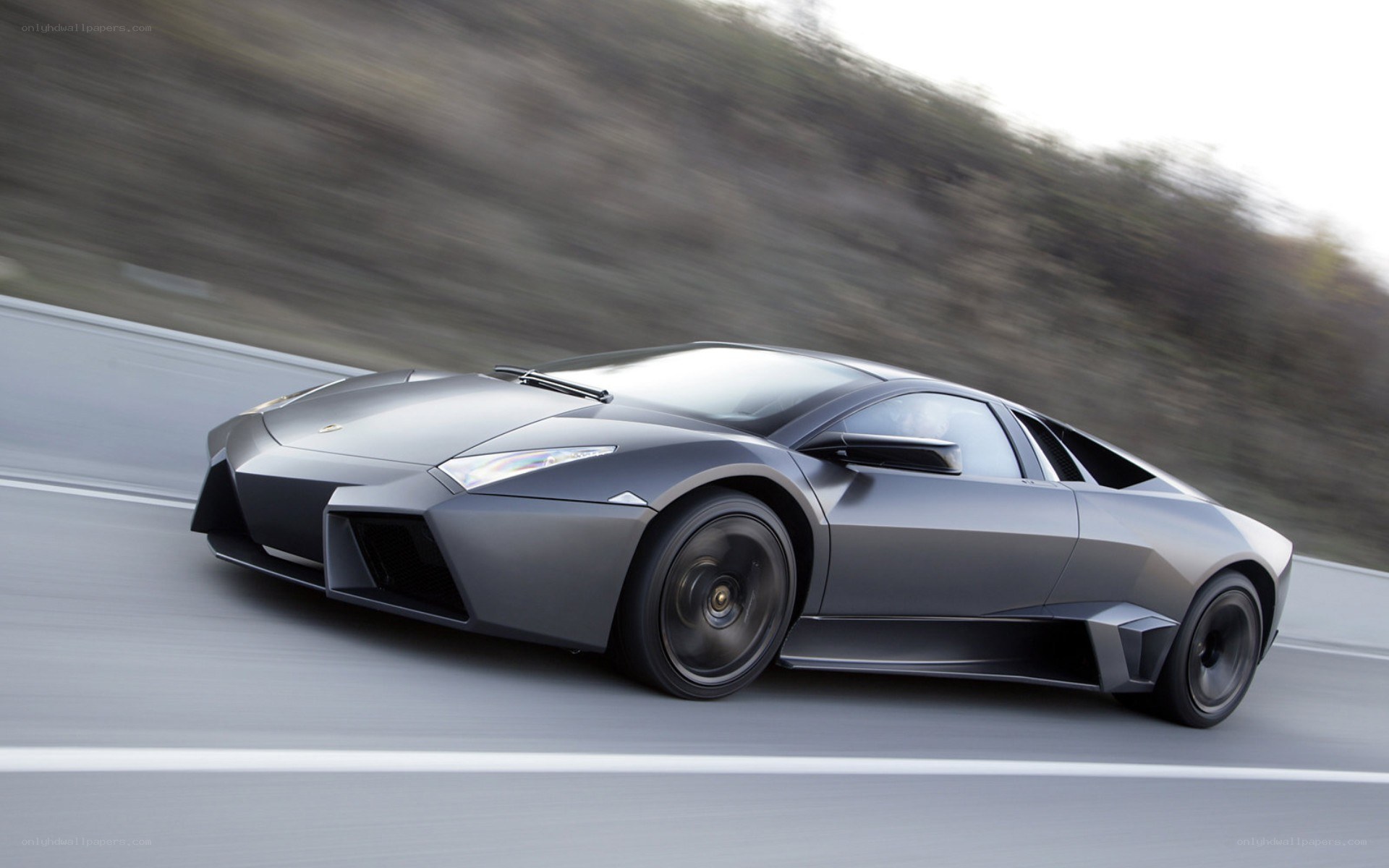 Lamborghini Reventon in motion