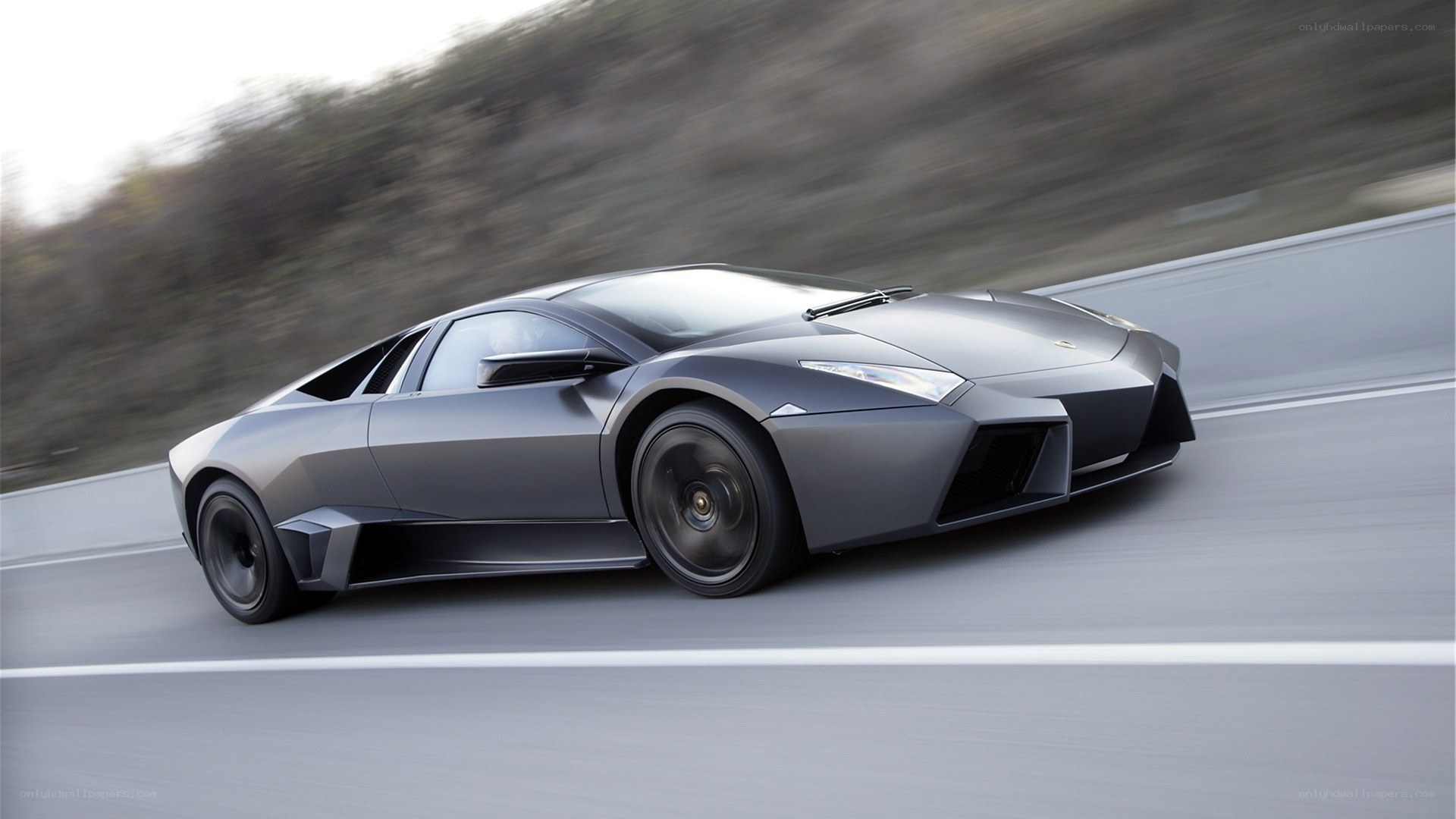 Lamborghini Reventon in motion