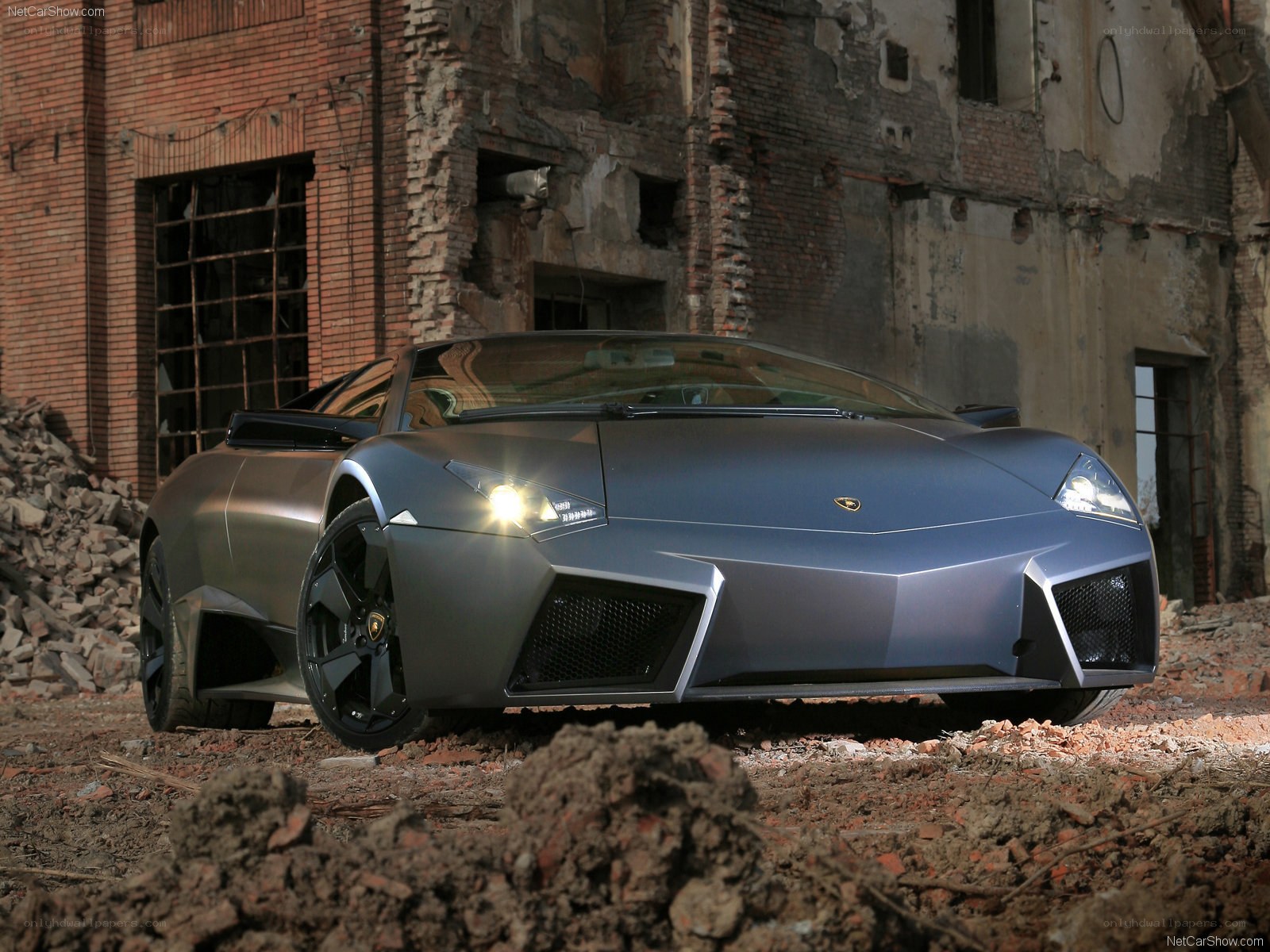 Lamborghini Reventon in ruins