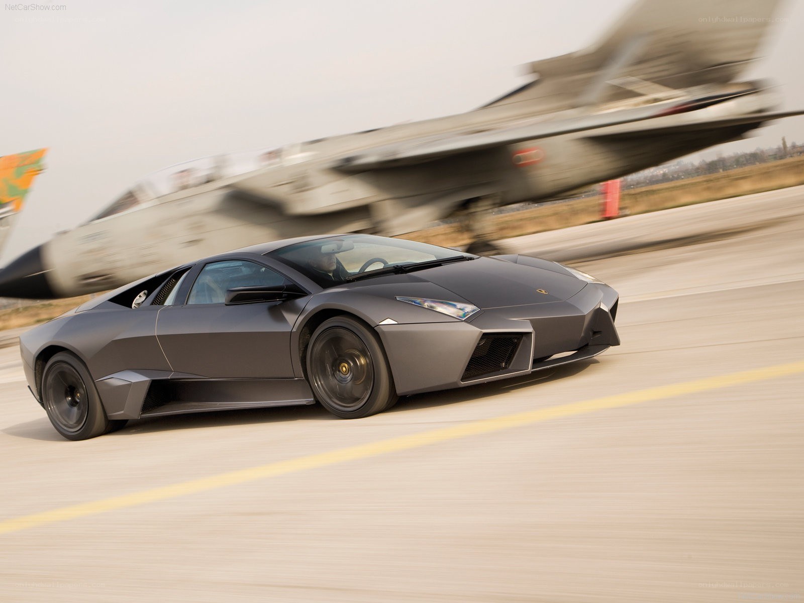 Lamborghini Reventon on a runway