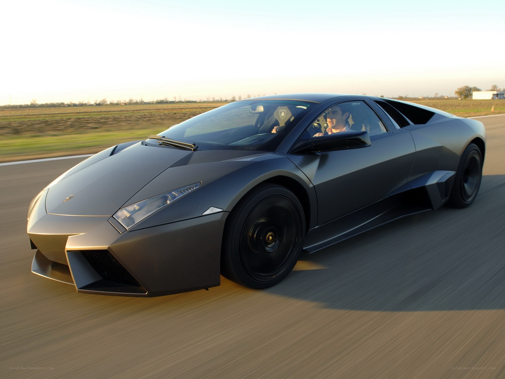 Lamborghini Reventon on a track