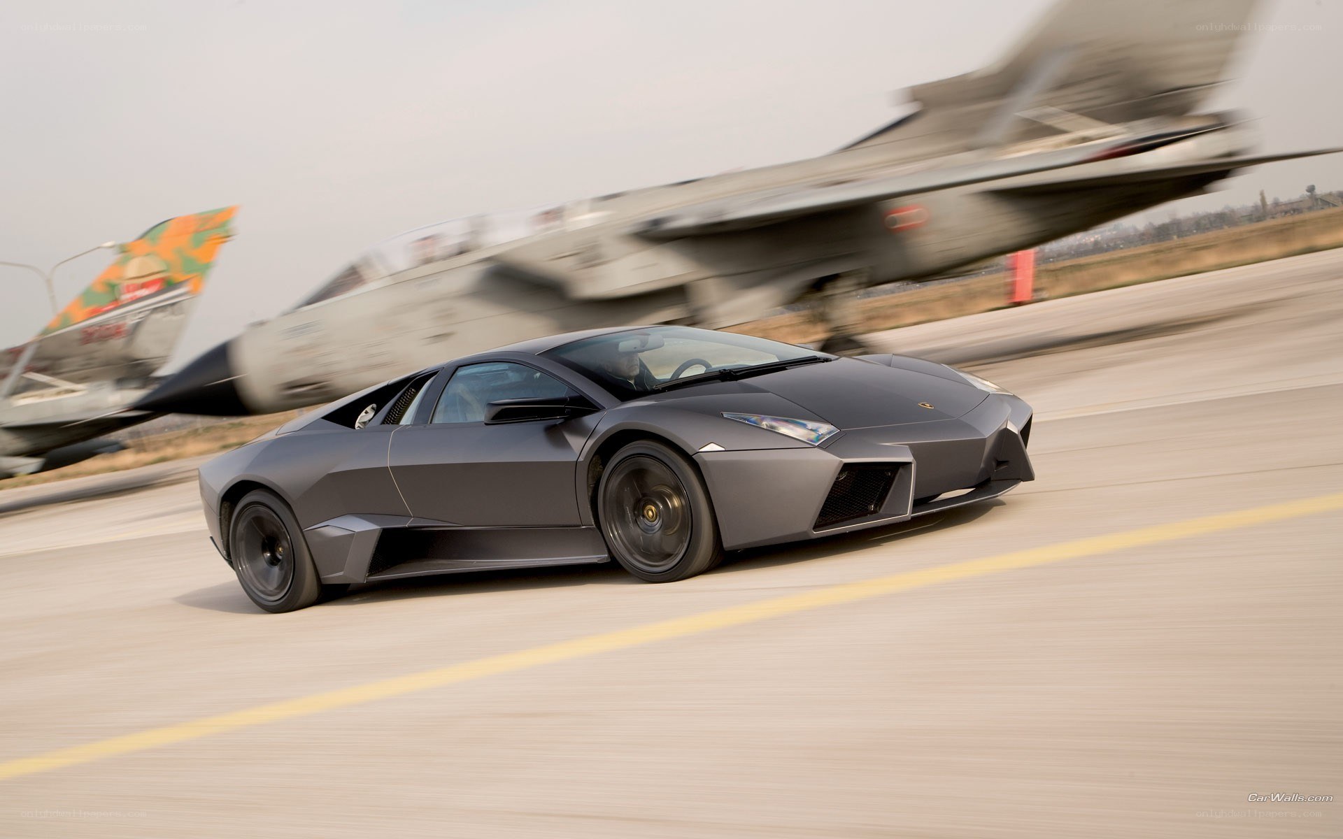 Lamborghini Reventon on runway