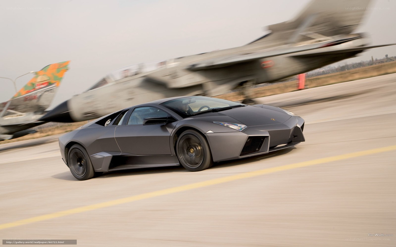 Lamborghini Reventon on runway