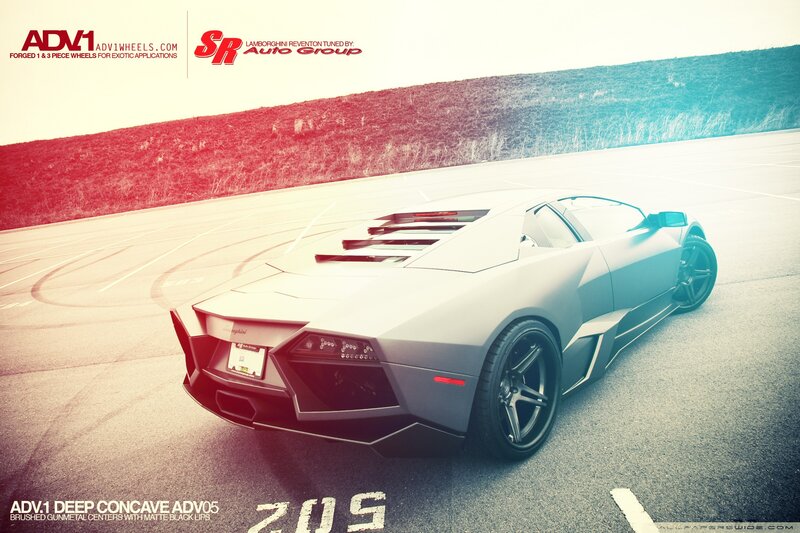 Lamborghini Reventon on track