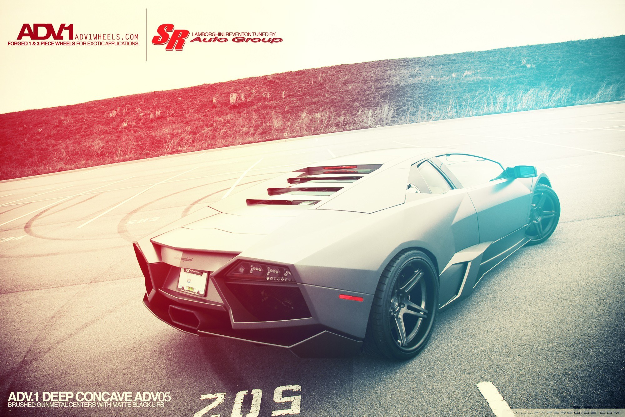 Lamborghini Reventon on track