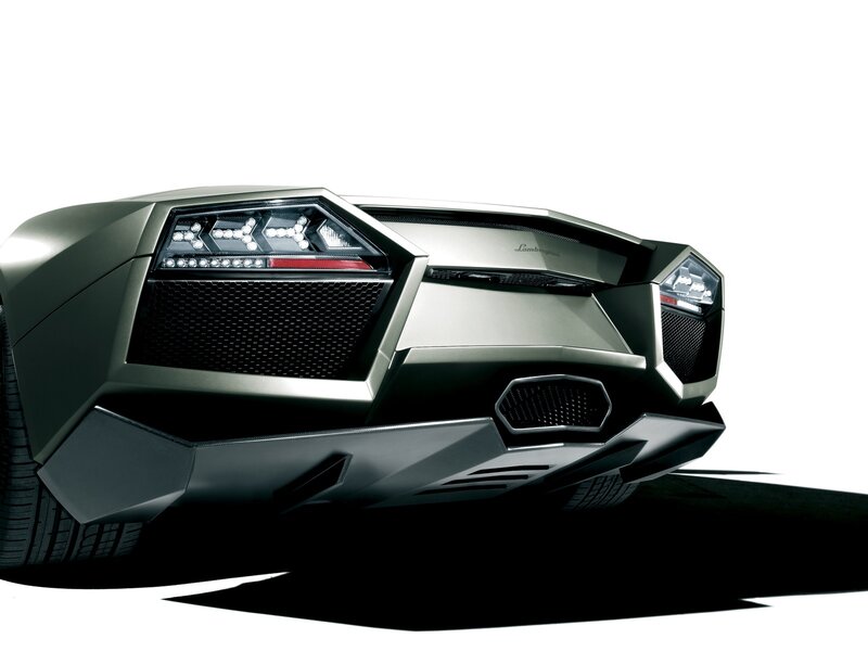 Lamborghini sports car front view