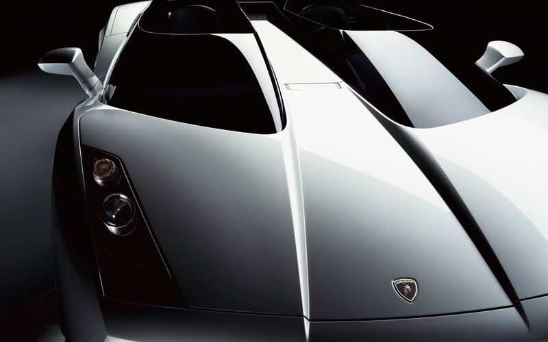 Lamborghini sports car front view