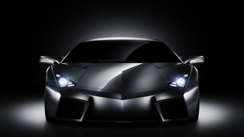 Lamborghini sports car front view