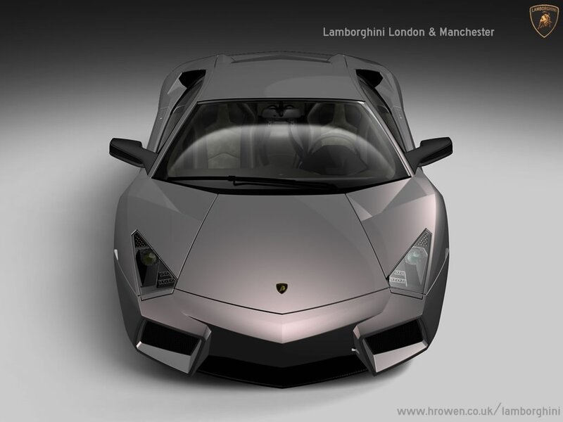 Lamborghini sports car front view