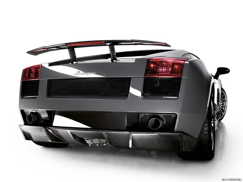 Lamborghini Sports Car — Gray, Dramatic, Photograph