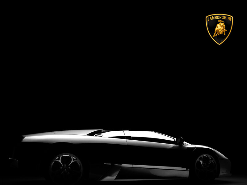 Lamborghini sports car silhouette