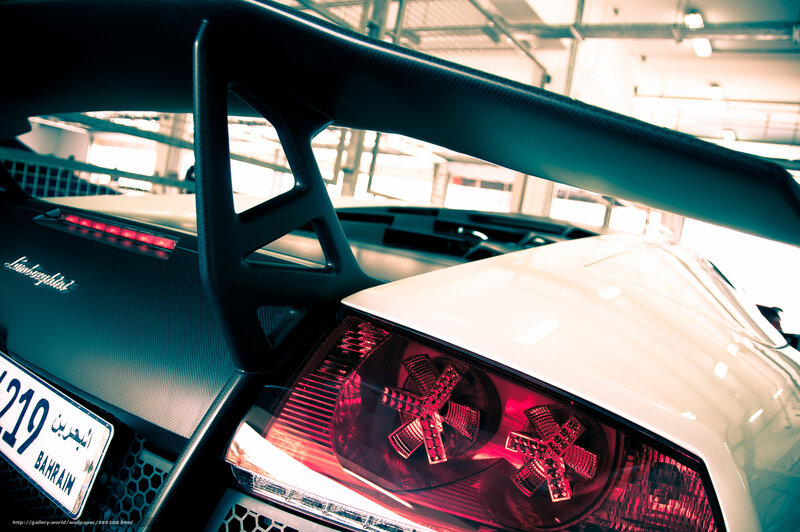 Lamborghini Sports Car — White