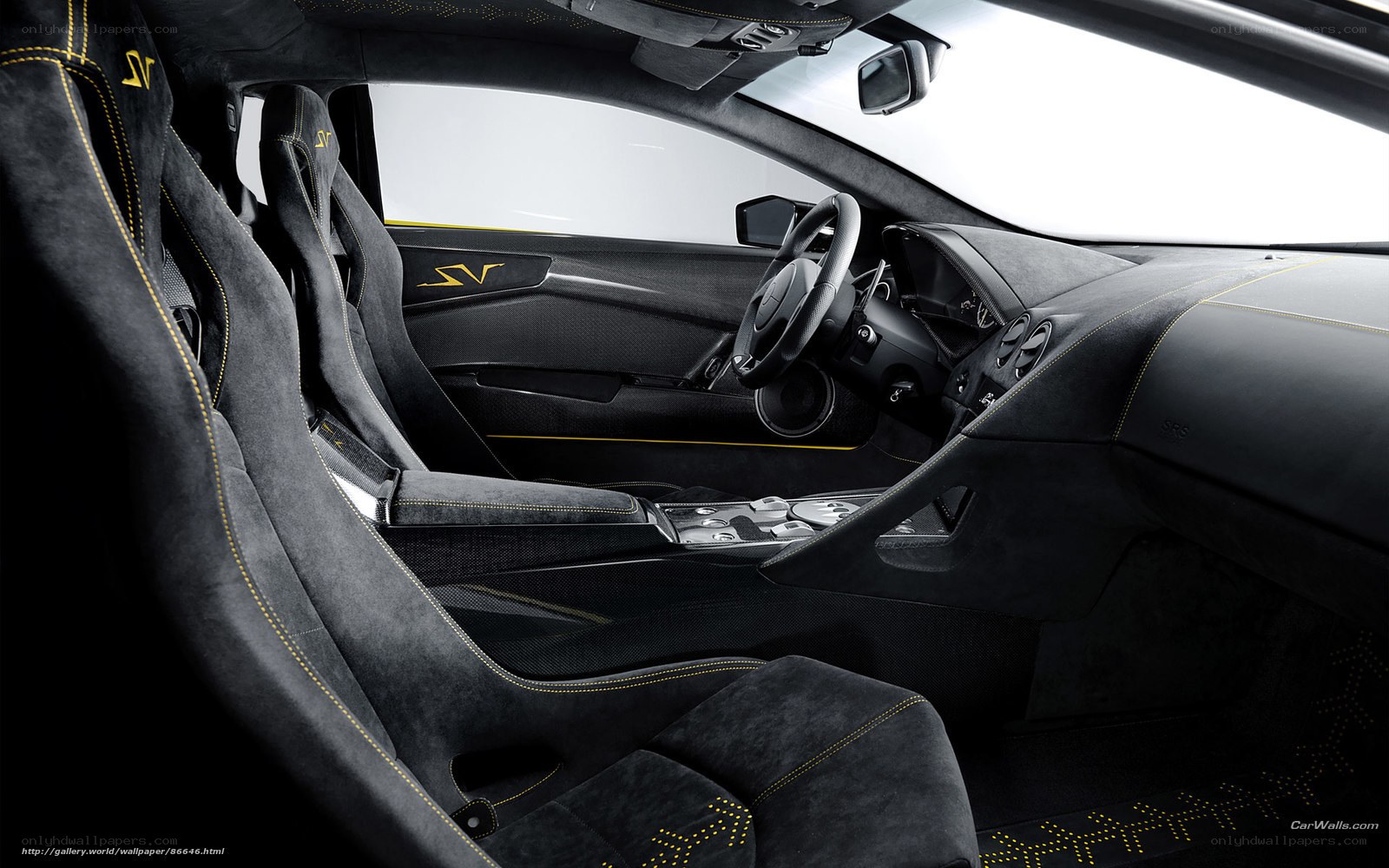 Lamborghini SV interior