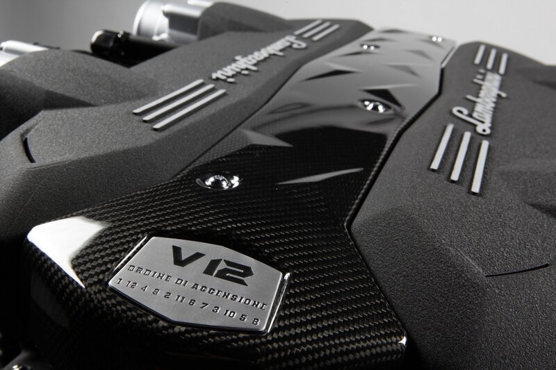 Lamborghini V12 engine cover