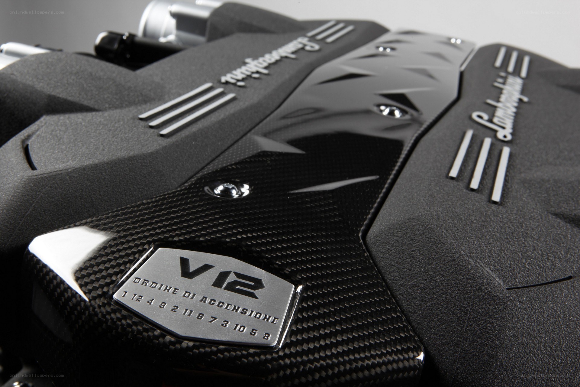 Lamborghini V12 engine cover