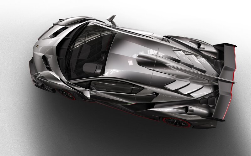 Lamborghini Veneno from above