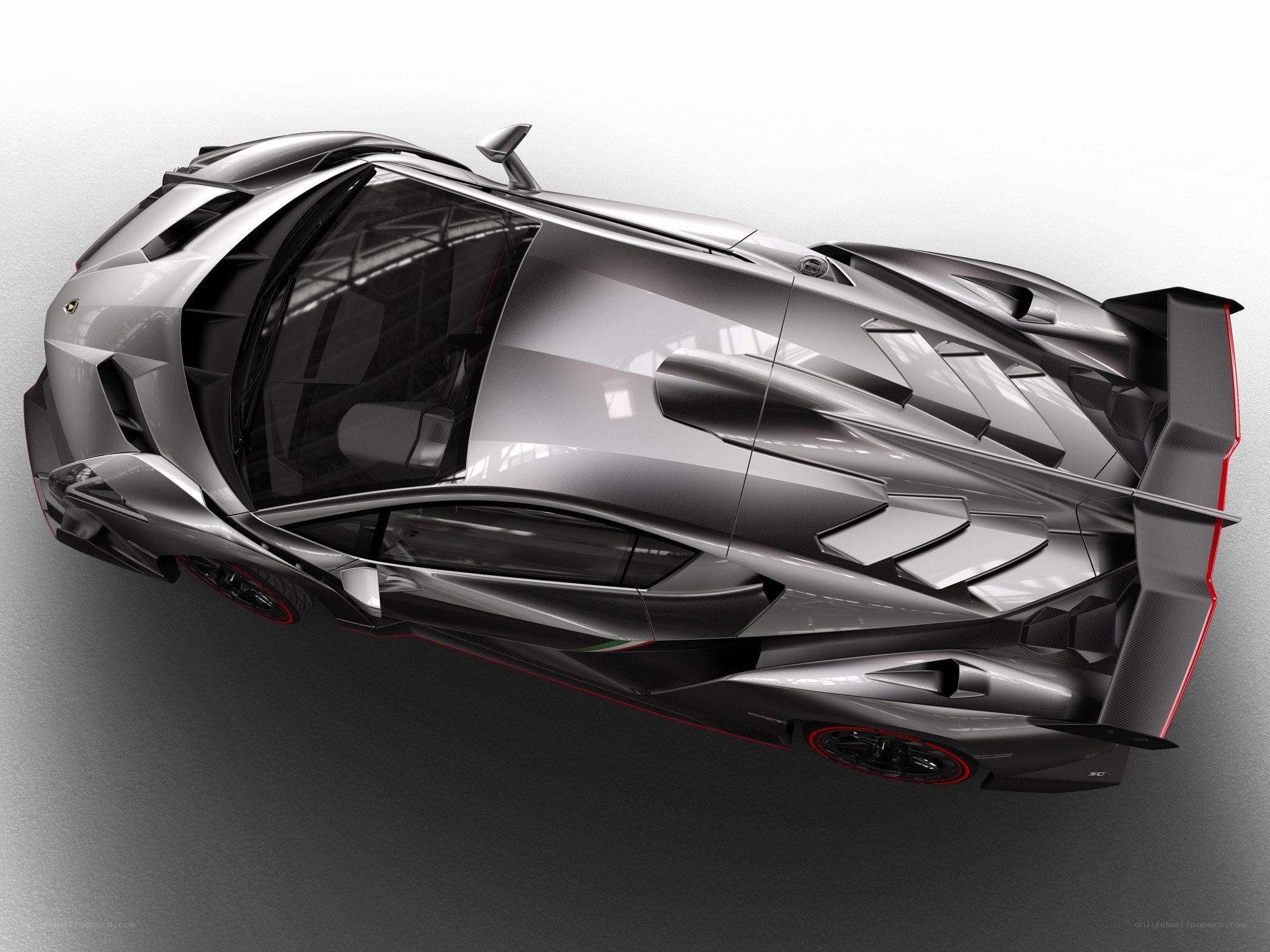 Lamborghini Veneno from above