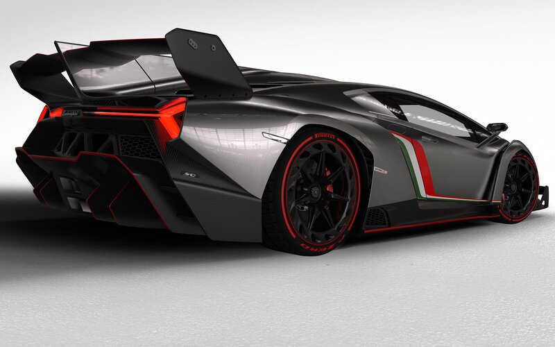 Lamborghini Veneno — Gray, Dramatic