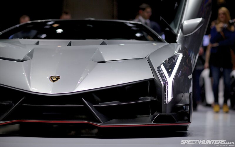 Lamborghini Veneno on display