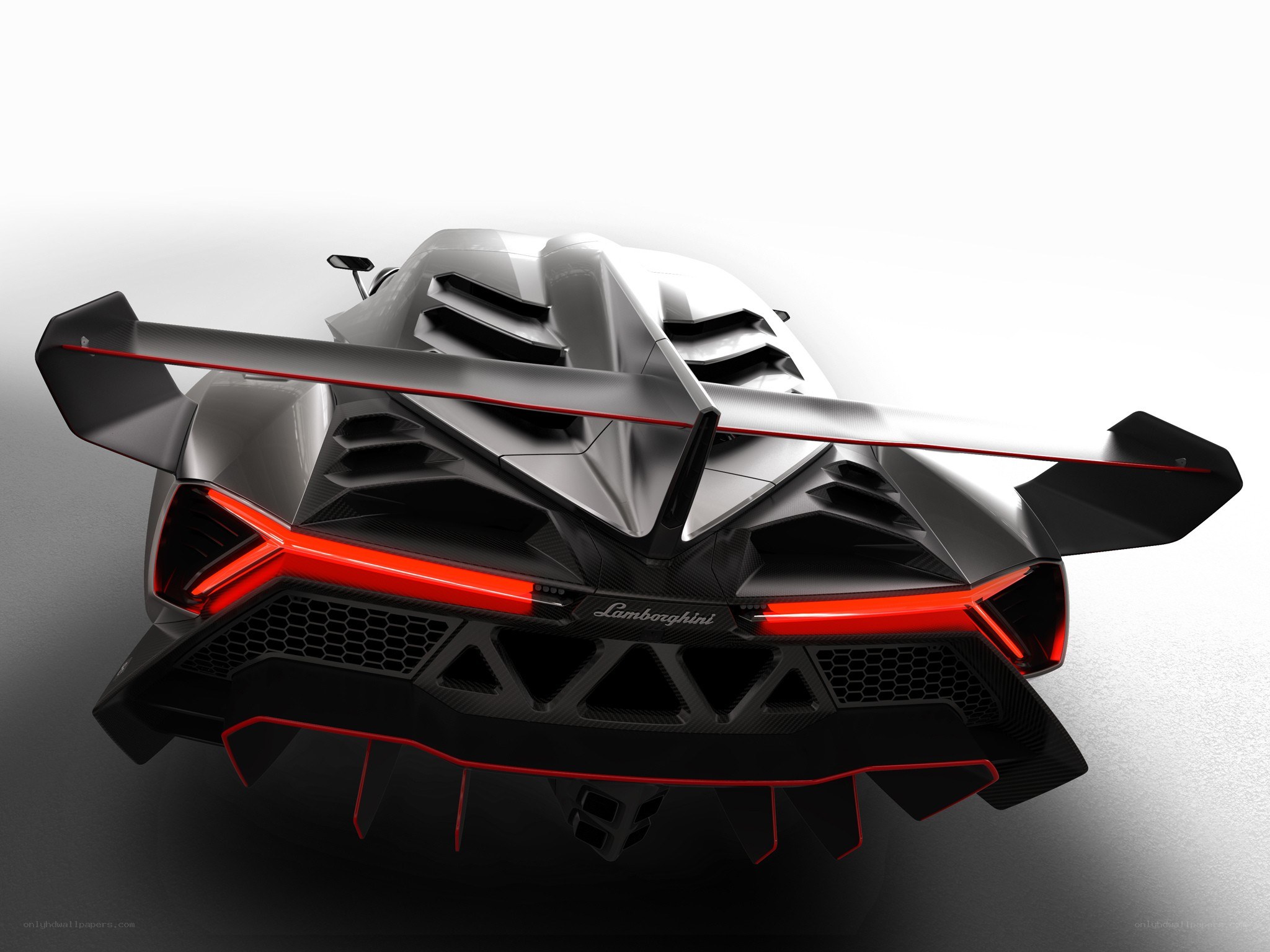 Lamborghini Veneno rear view