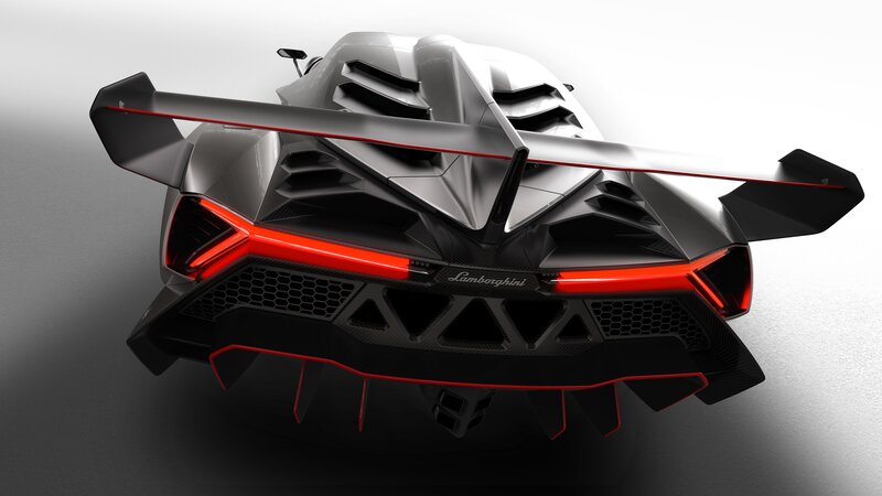 Lamborghini Veneno rear view