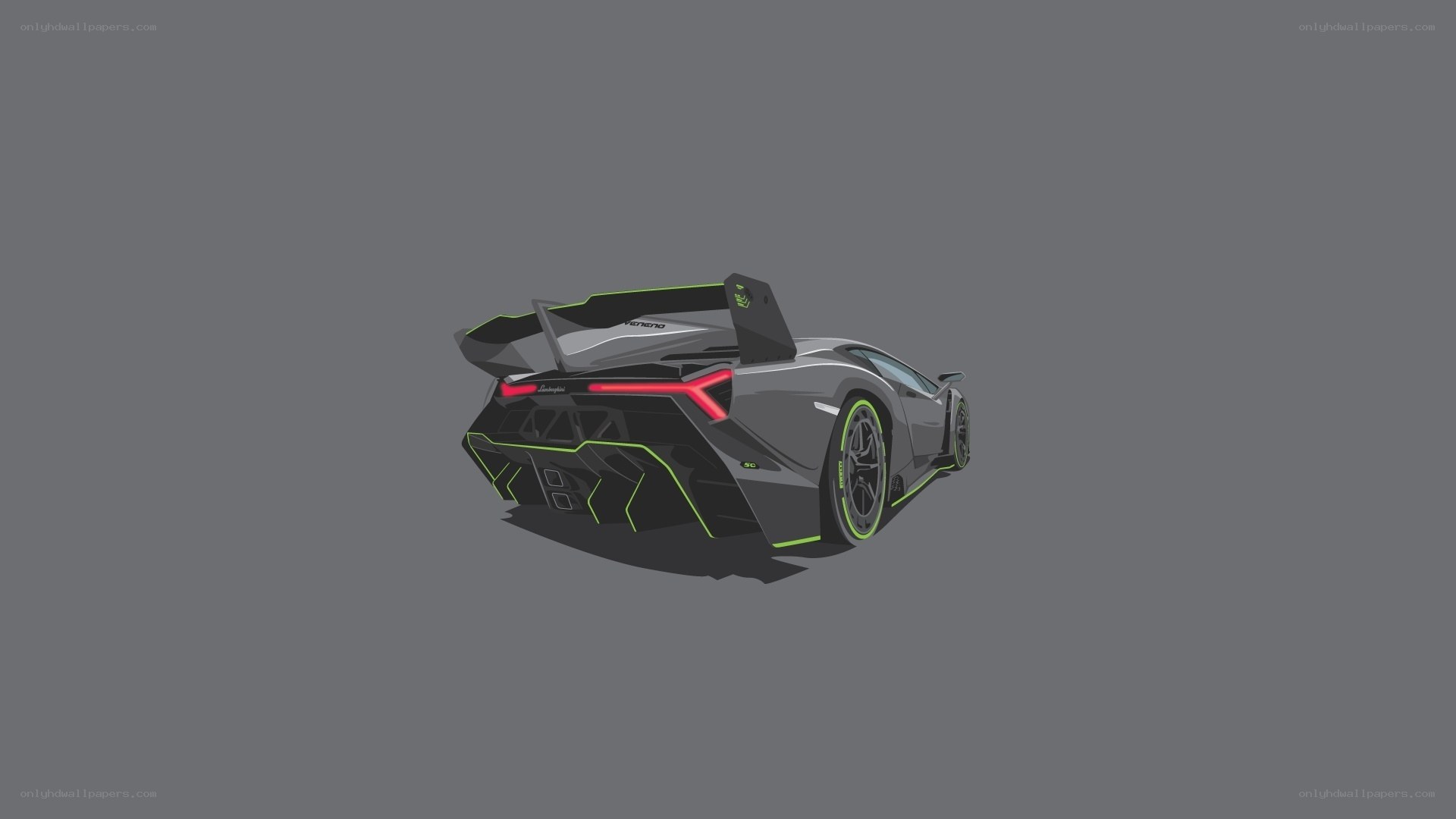 Lamborghini Veneno rear view