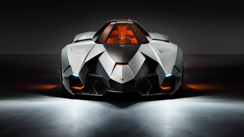 Lamborghini Veneno — Silver, Dramatic, 3d Render, Car