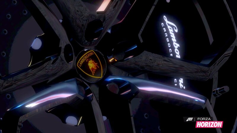 Lamborghini Wheel — Black, Dark