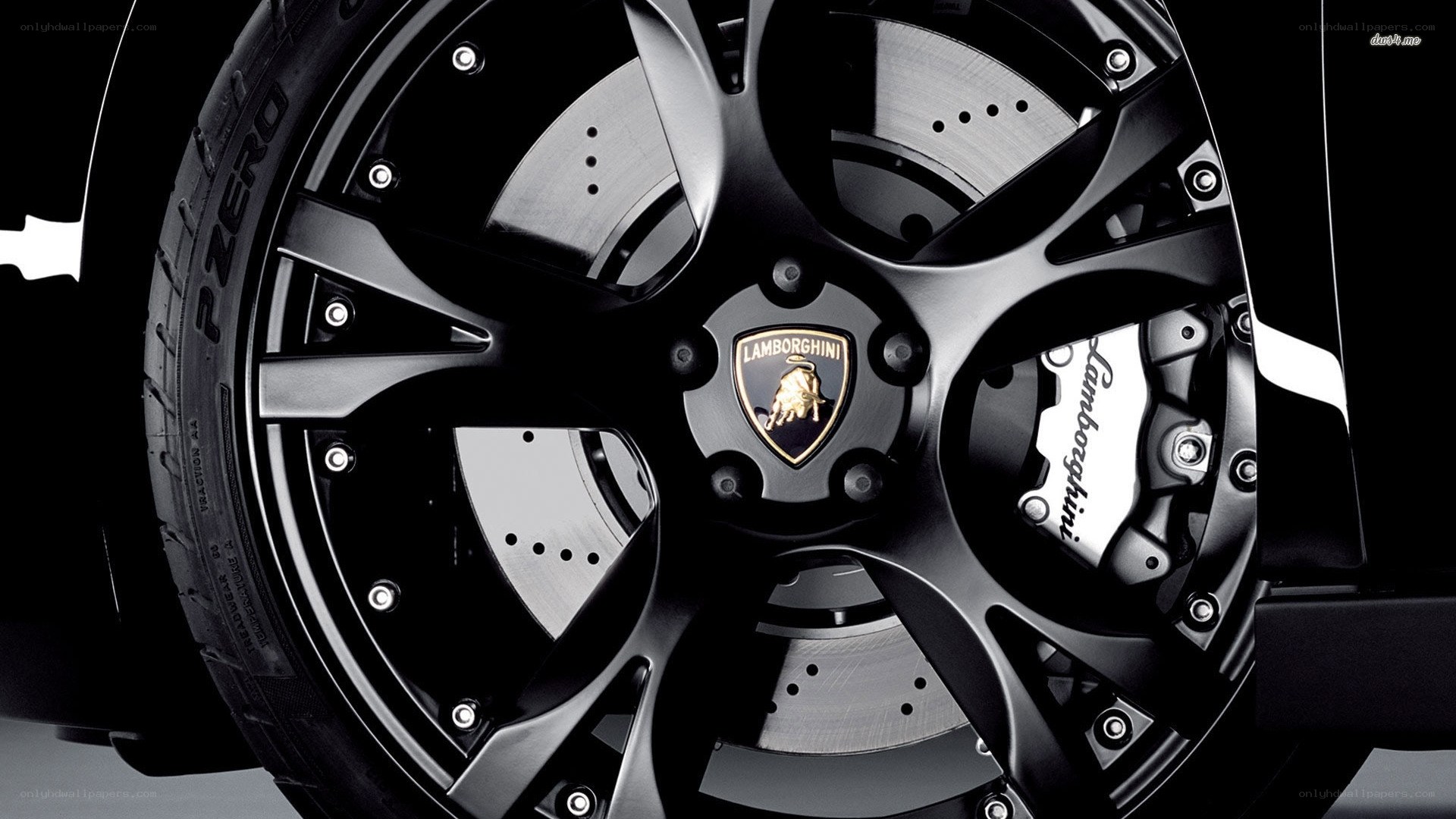 Lamborghini wheel close-up