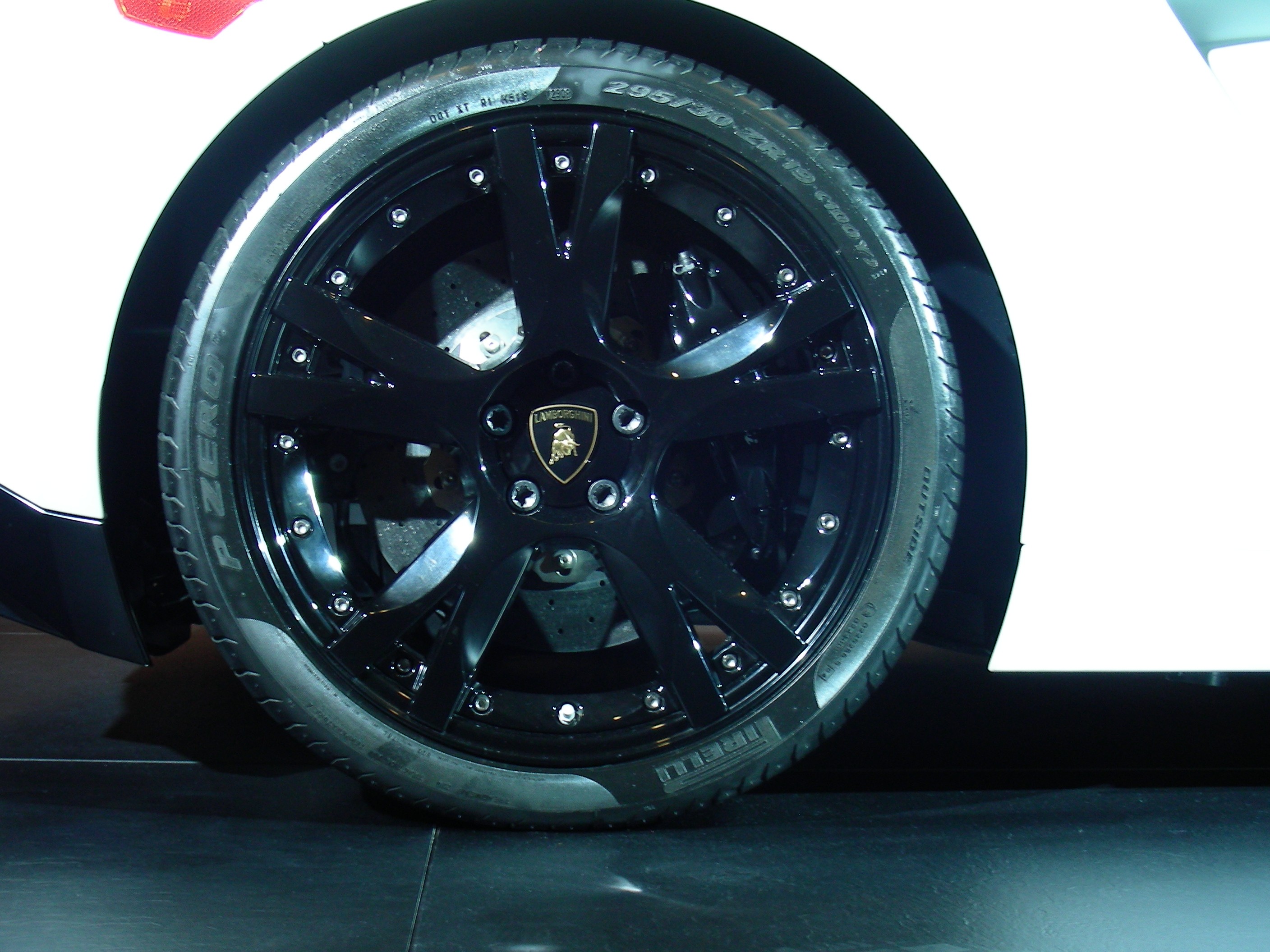 Lamborghini wheel close-up