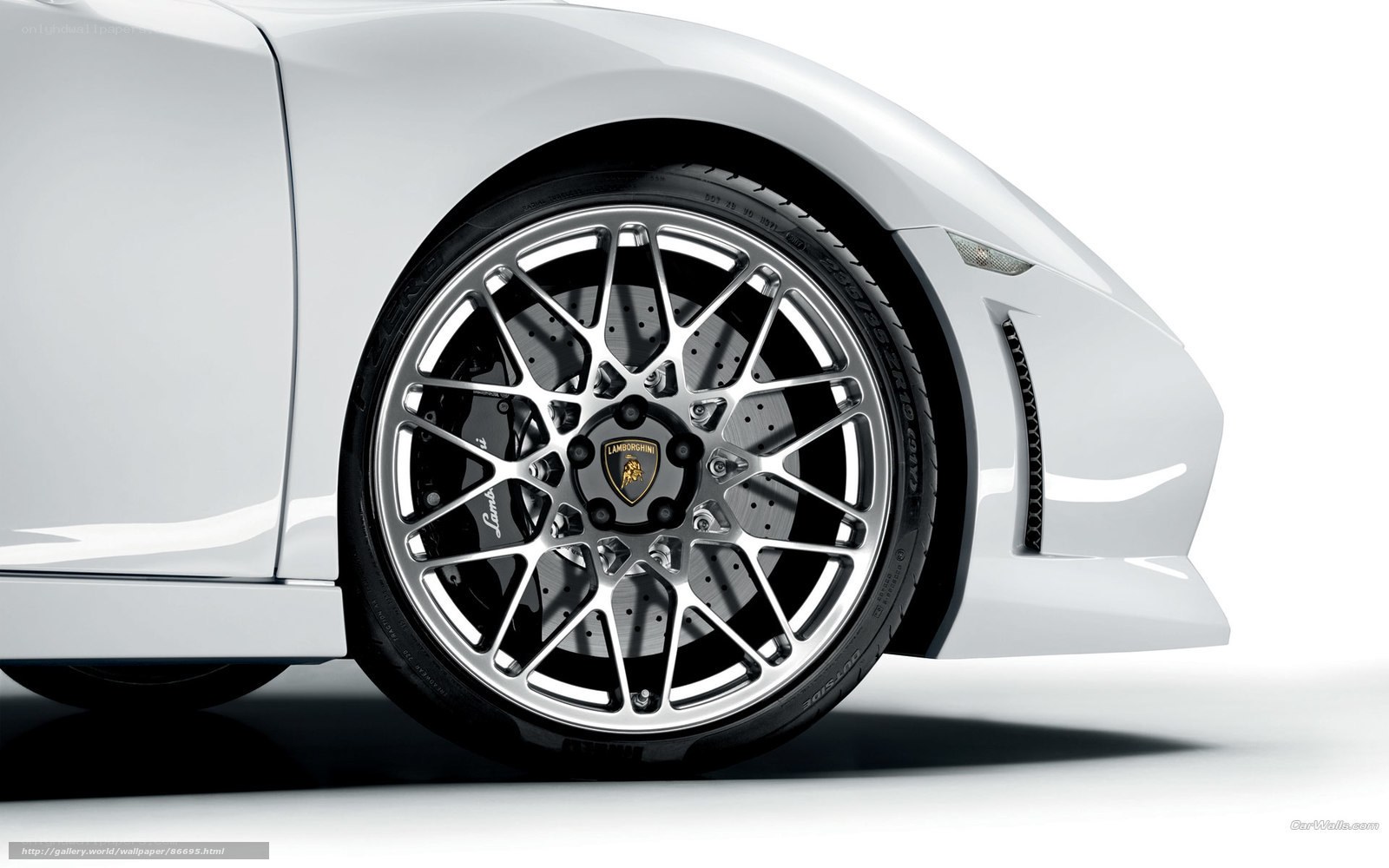 Lamborghini wheel detail