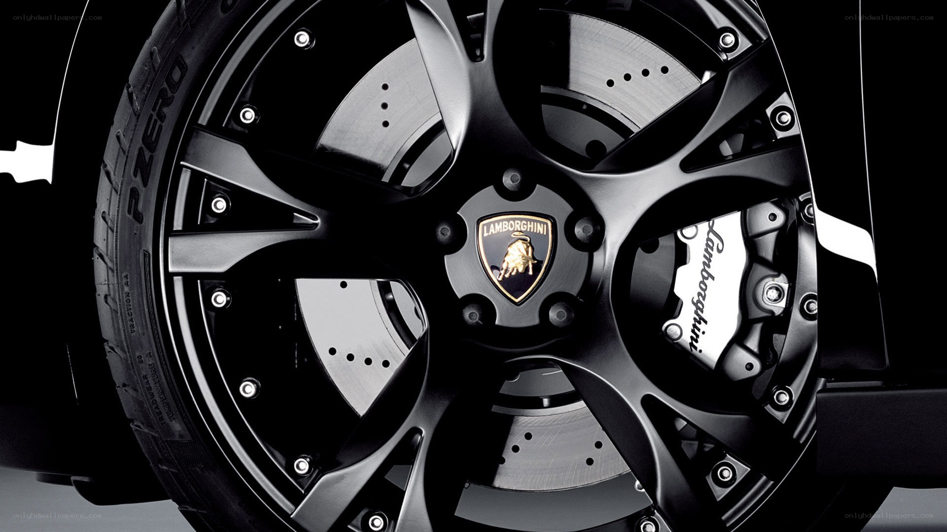 Lamborghini wheel detail
