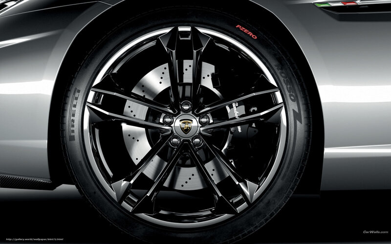 Lamborghini wheel detail
