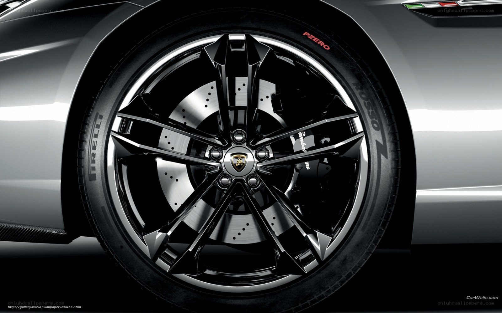 Lamborghini wheel detail