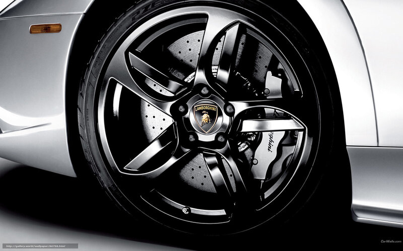 Lamborghini Wheel — Silver