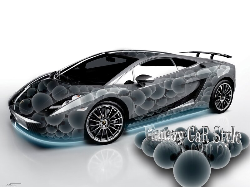 Lamborghini with bubble design