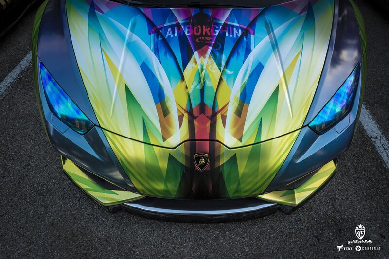 Lamborghini with Custom Paint