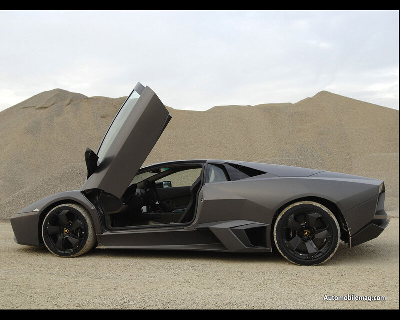 Lamborghini with open door