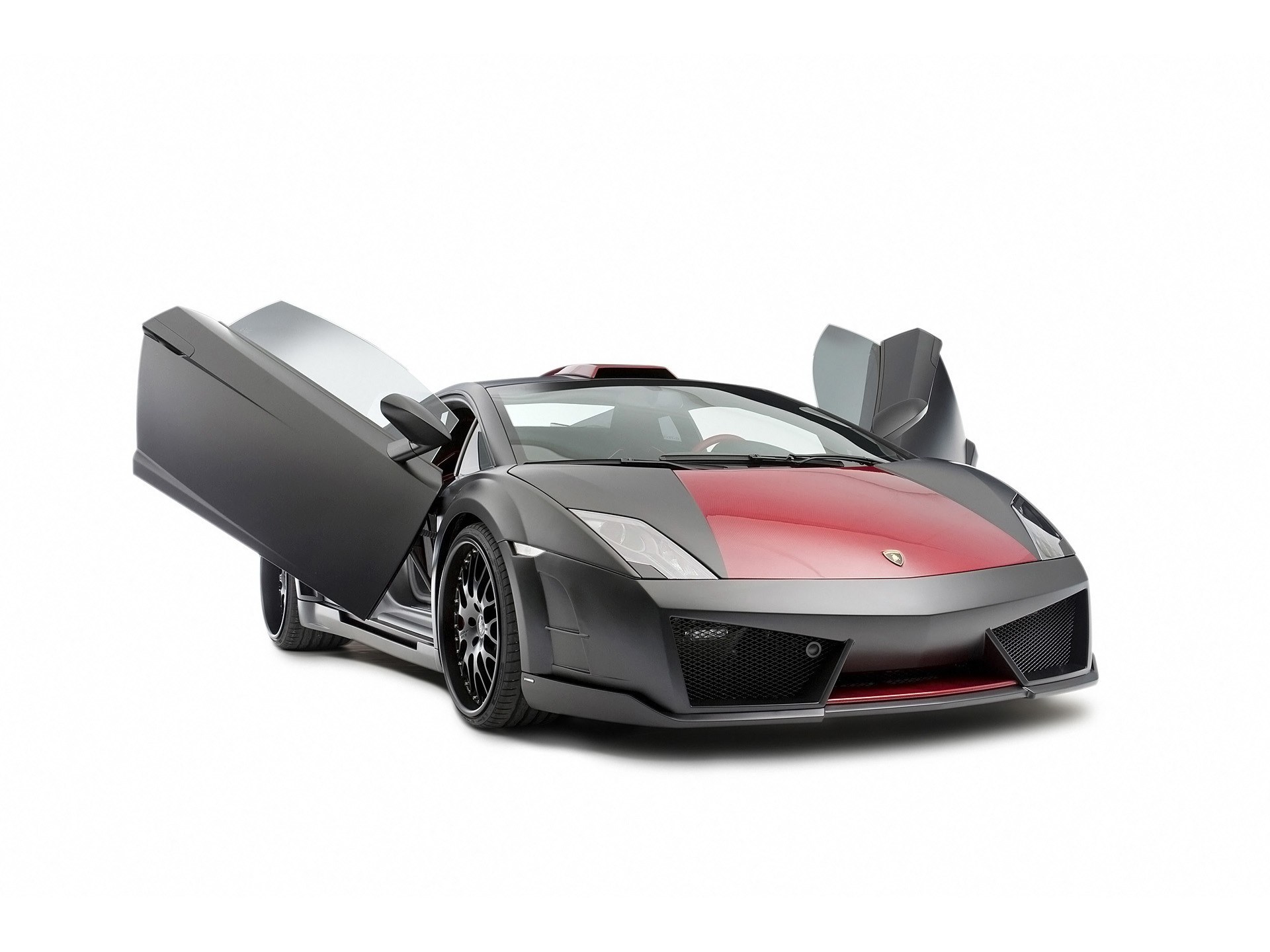 Lamborghini with open doors