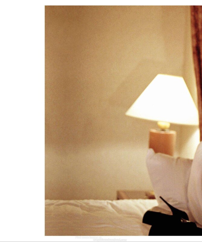 lamp on bedside table