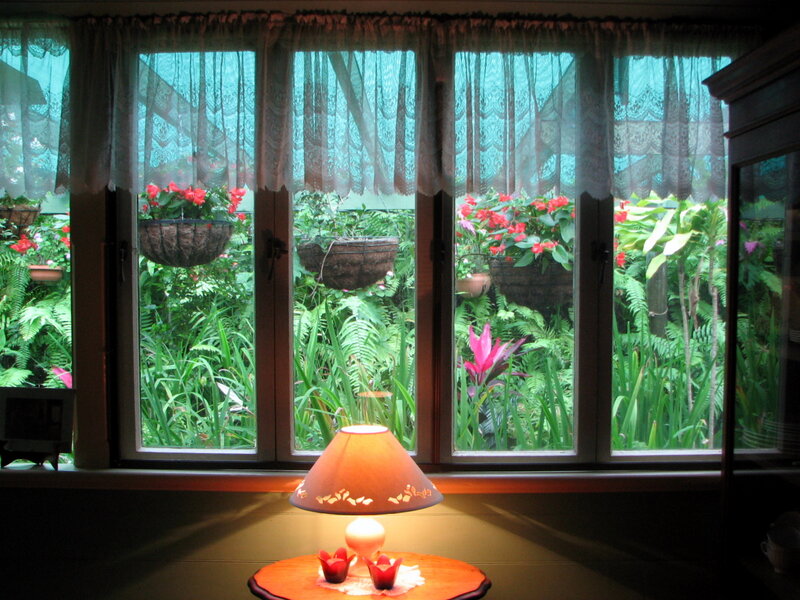 Lamp on Table by Window