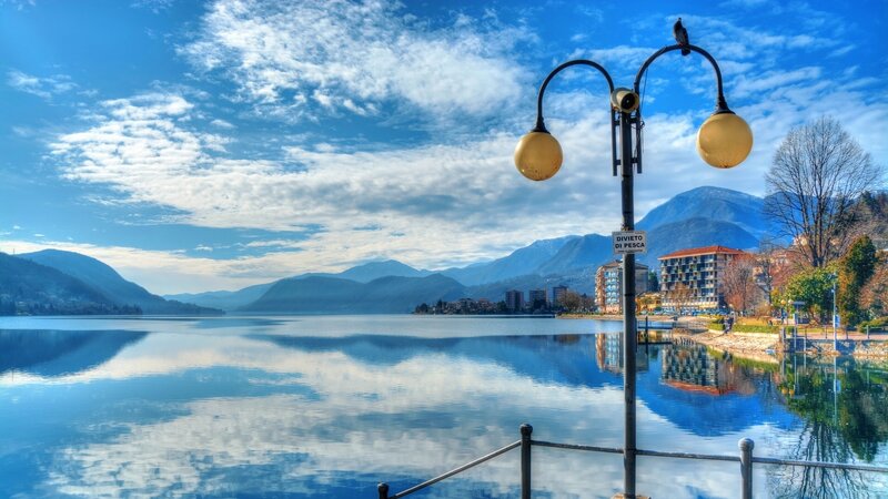 Lamp Post by Lake