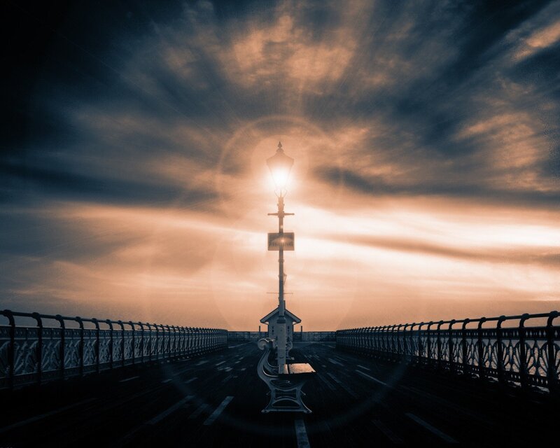 Lamp Post on Pier